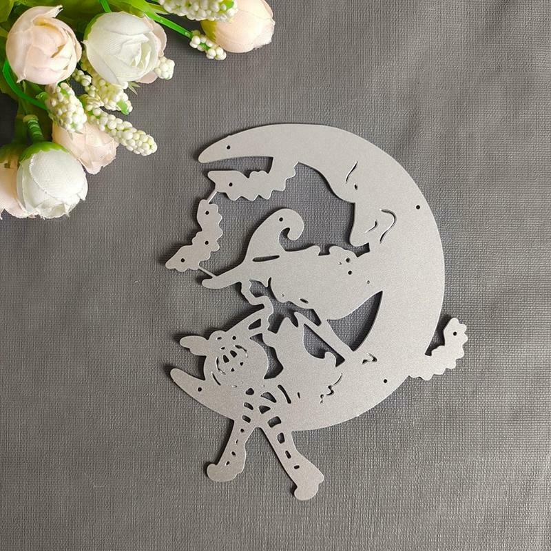 Halloween Moon Metal Cutting Dies Stencil Scrapbook Album Paper Card Template