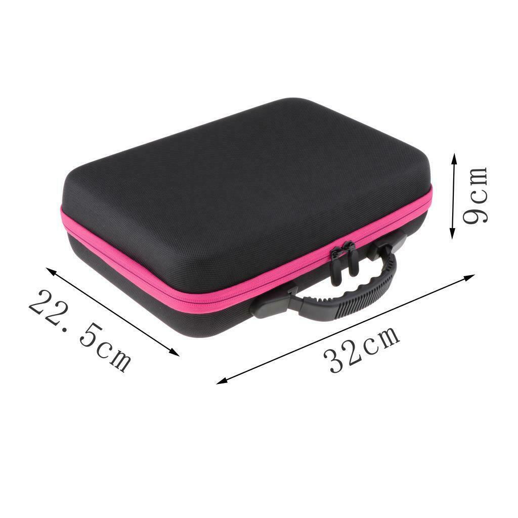 2 Pcs 60 Bottle Essential Oil Carry Case 5ML~15ML Holder Storage Hand Bags