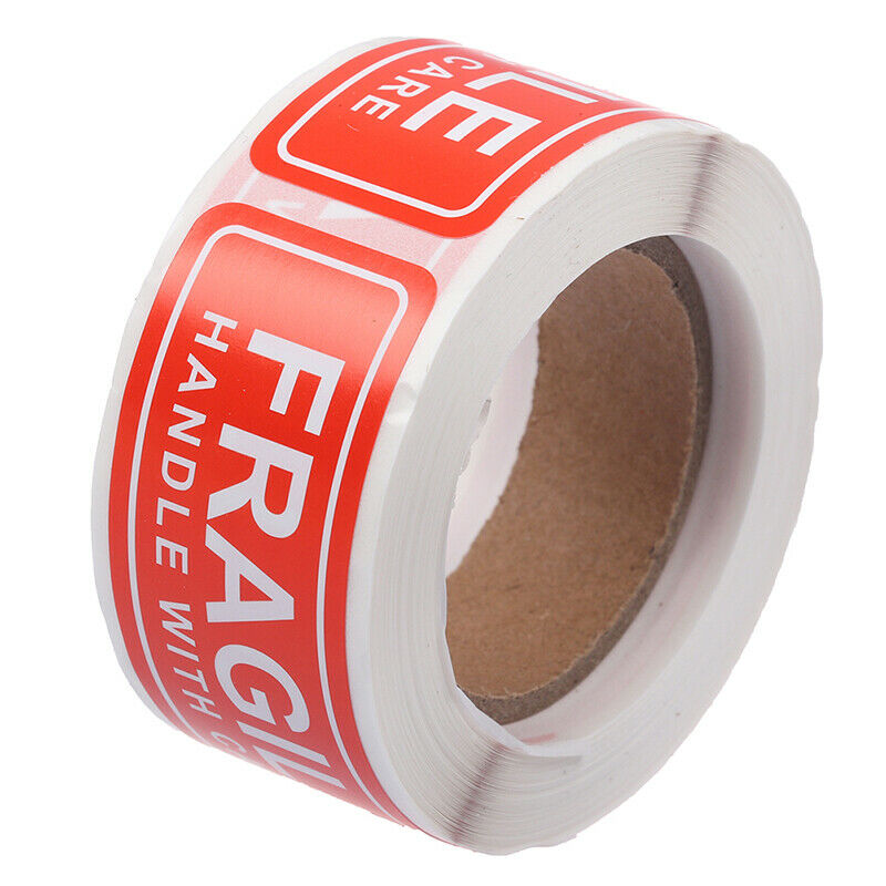 150Pcs/Roll Fragile Label Stickers Handle with Care Thank You Warning Sig.l8