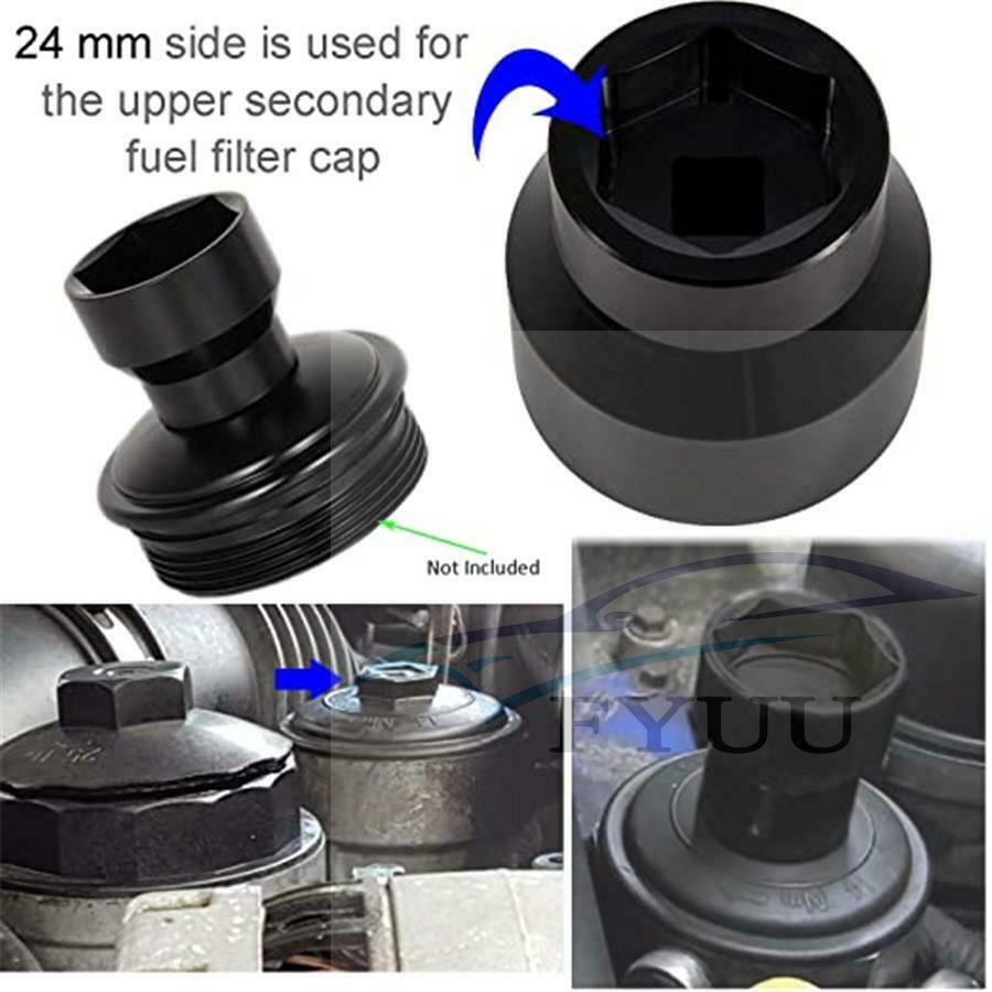 24/35/36mm Fuel Filter Cap Remover Installer Assistant For Ford 6.0/6.4L 03-10