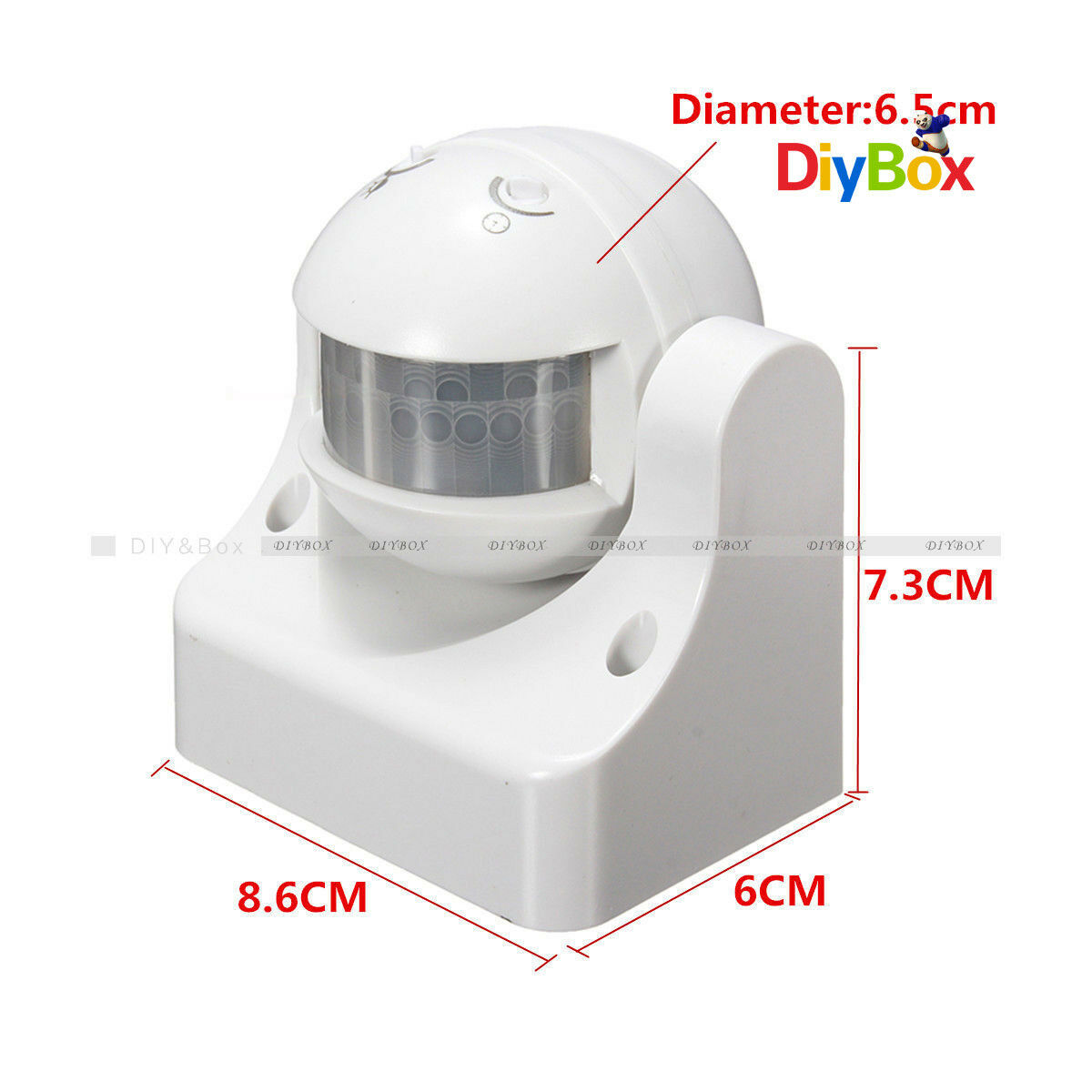 White Outdoor 180° Degree Security PIR Motion Movement Sensor Detector Switch