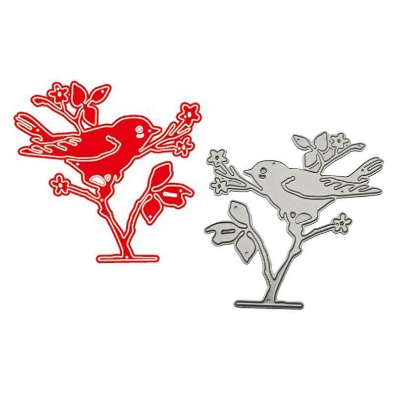 Bird Tree Metal Cutting Dies Stencils DIY Scrapbooking Album Paper Card Template
