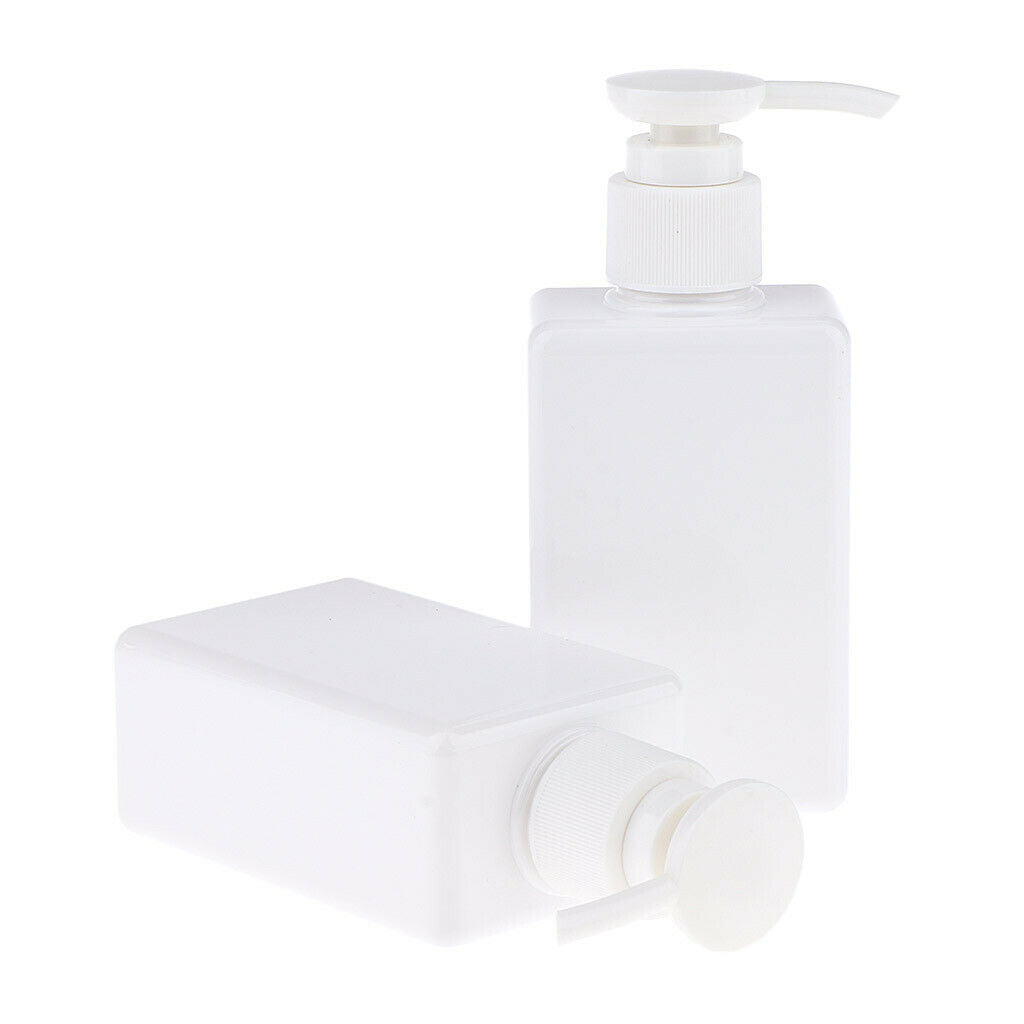 6Pcs 150ml PET Empty Pump Bottles Travel Dispenser for Emulsion Shower Gel