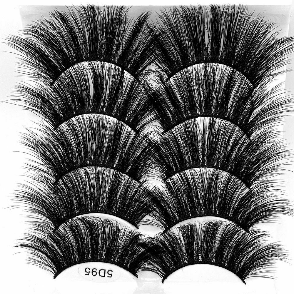Lash Extension Dramatic Long False Eyelashes 5D Faux Mink Eyelashes