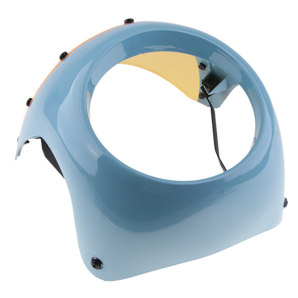 7 "Motorcycle Headlight Fairing Screen Cover for Retro Cafe