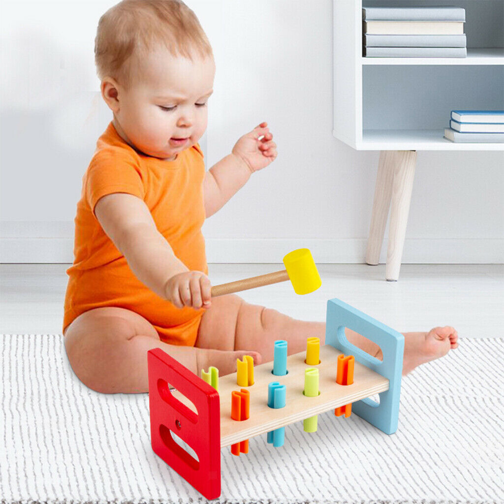 Wood Pounding Bench Hand Eye Coordination Training Educational Toys