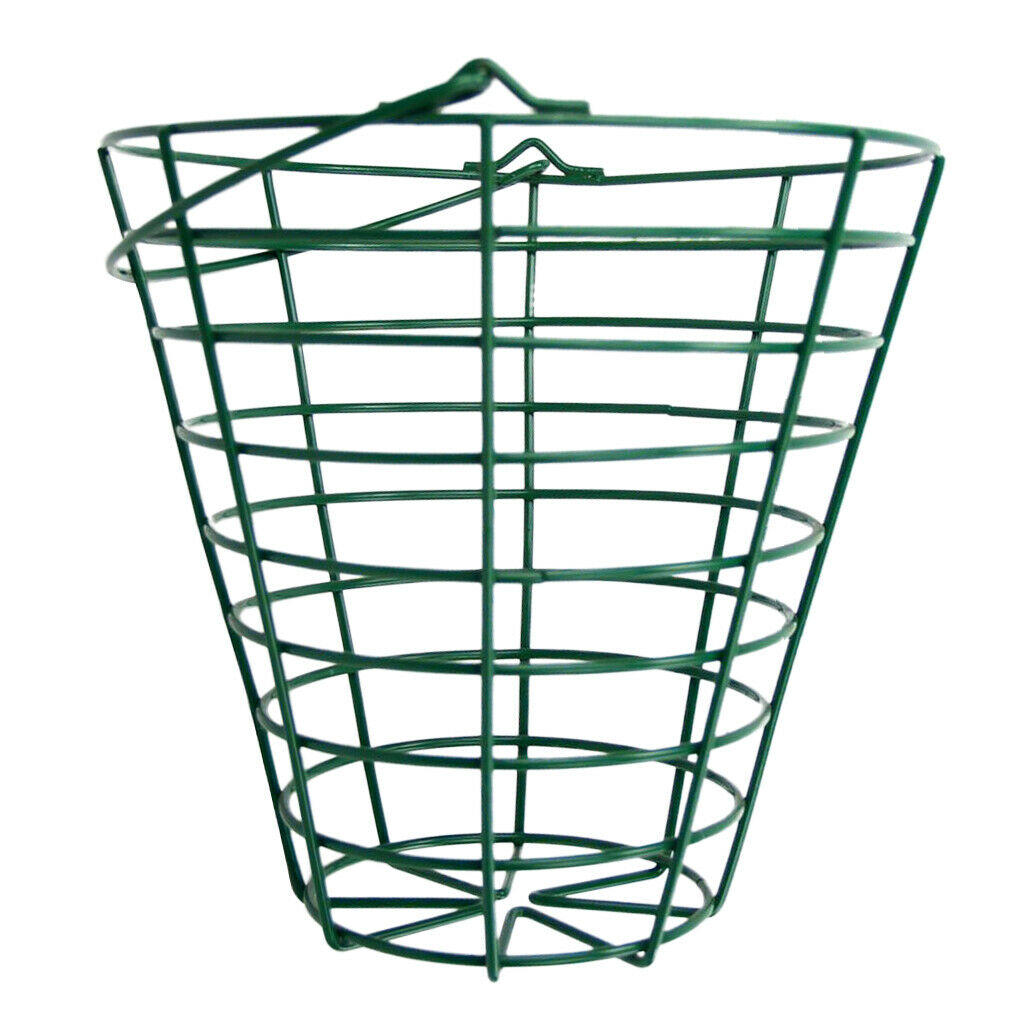 Anti-rust Golf Ball Metal Basket Container for Golf Clubs Range Practice Green