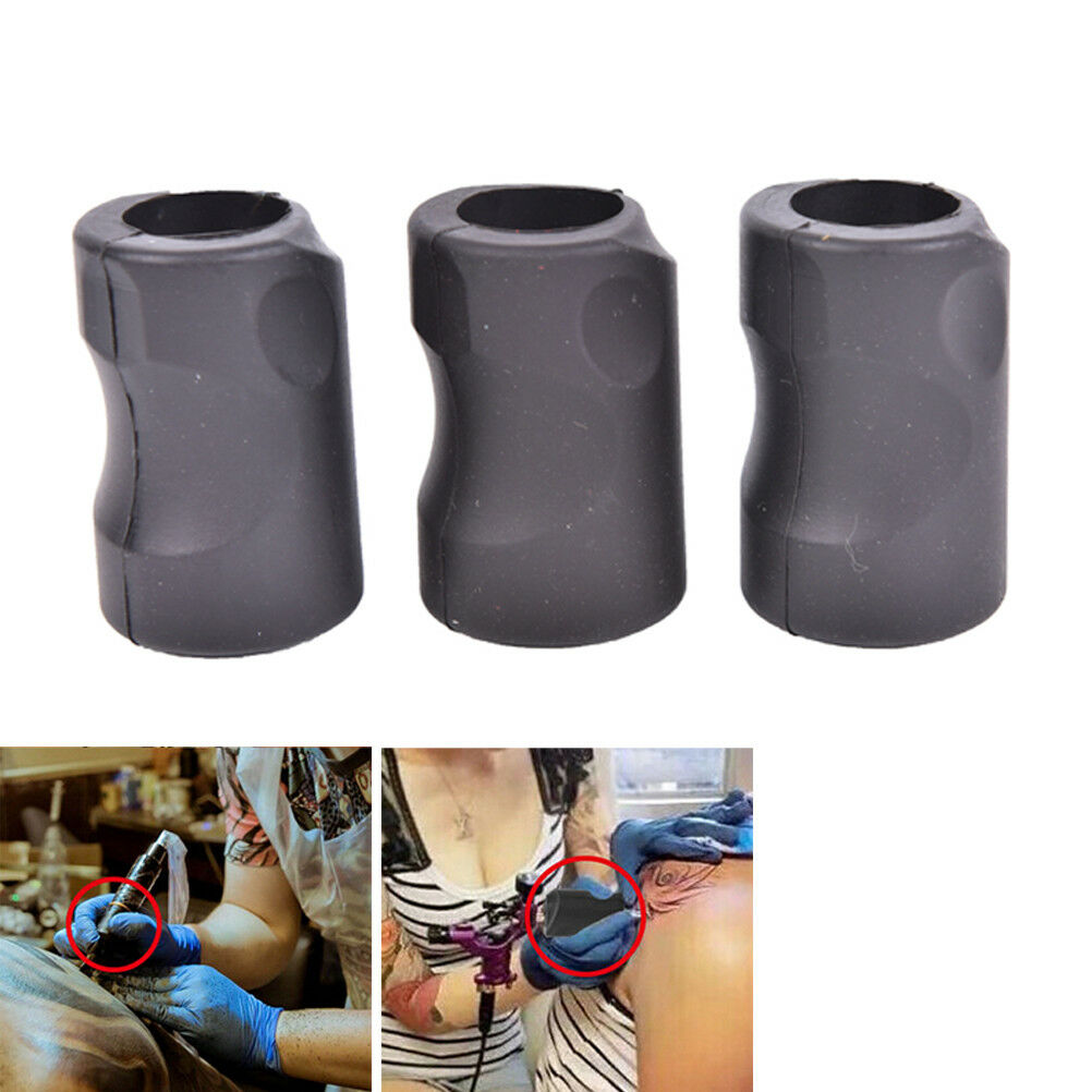 Professical  Silicone Rubber Tattoo Machine Gun Grip Cover Handle Holder25.l8
