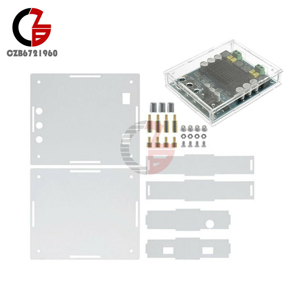 Case For TPA3116D2 120Wx2 Digital Bluetooth 4.0 Audio Receiver Amplifier Acrylic