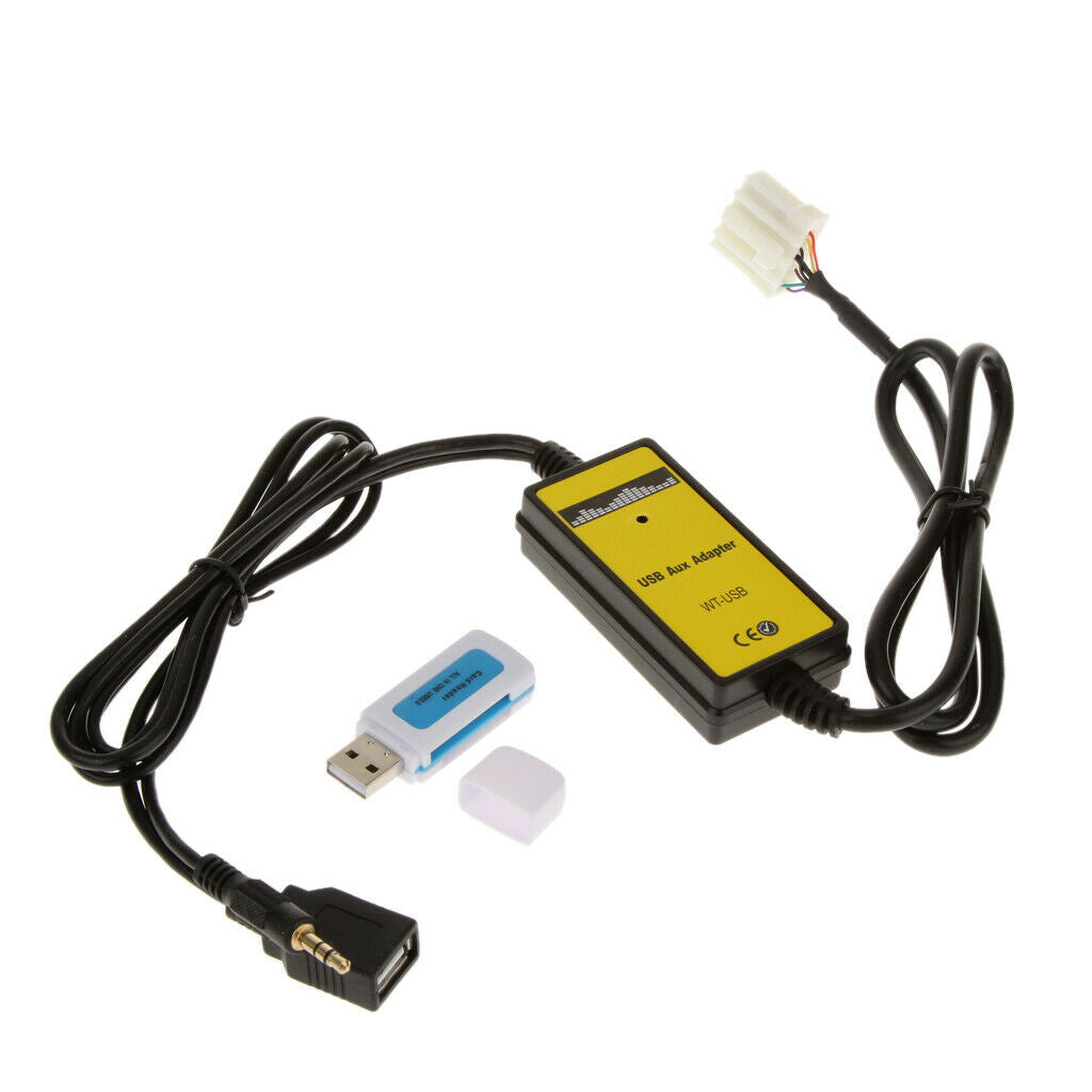 Car USB MP3 Music Player Interface Aux-In Adapter For Mazda 323 MX5 Protege