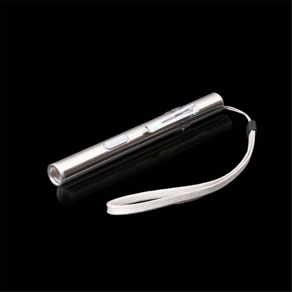 1x50lm USB Rechargable Penlight Mini Pocket LED Flashlight Torch Lamp Waterproof