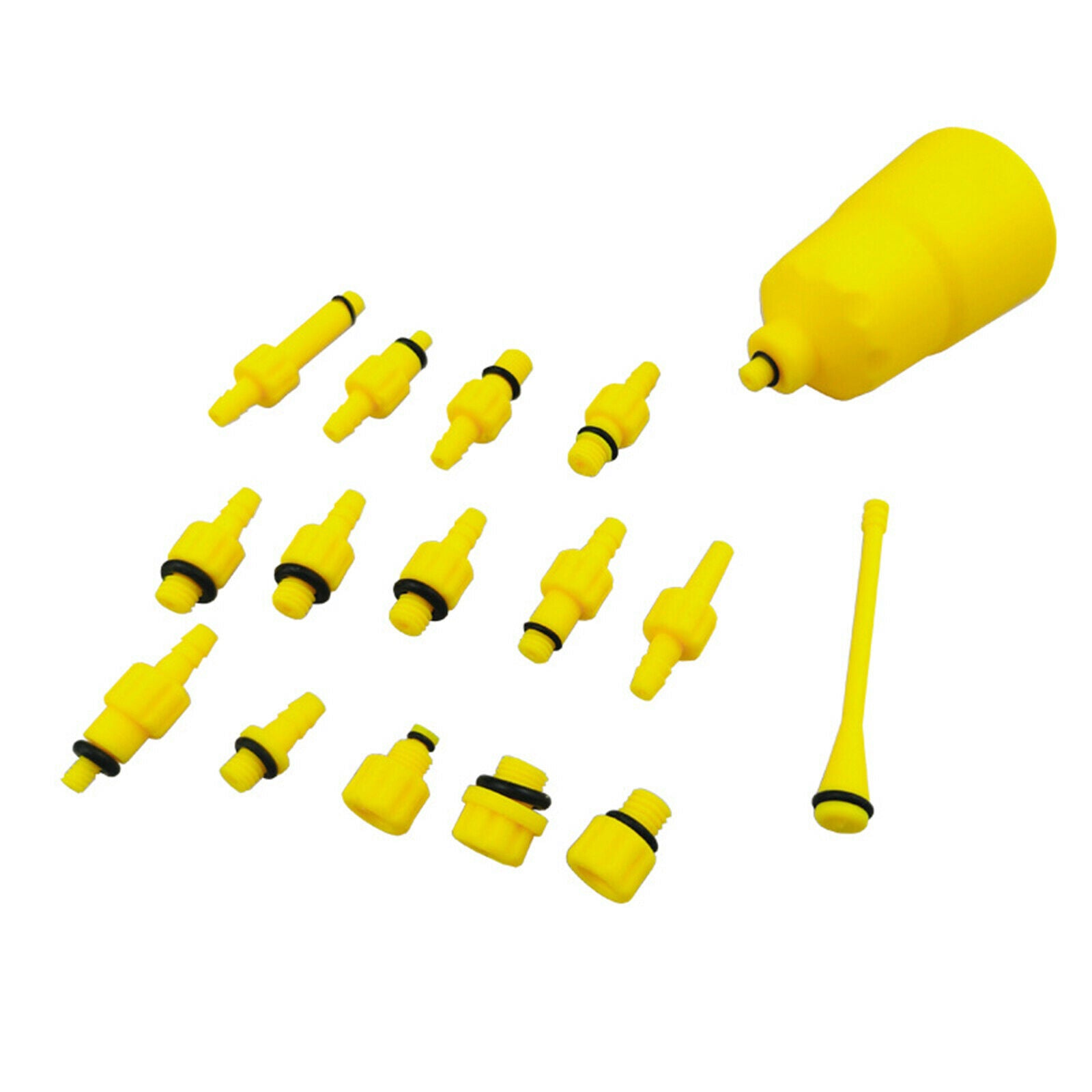 Hydraulic Brake Oil Bleed Kits Universal Bicycle Disc Brake Gloves Adapters