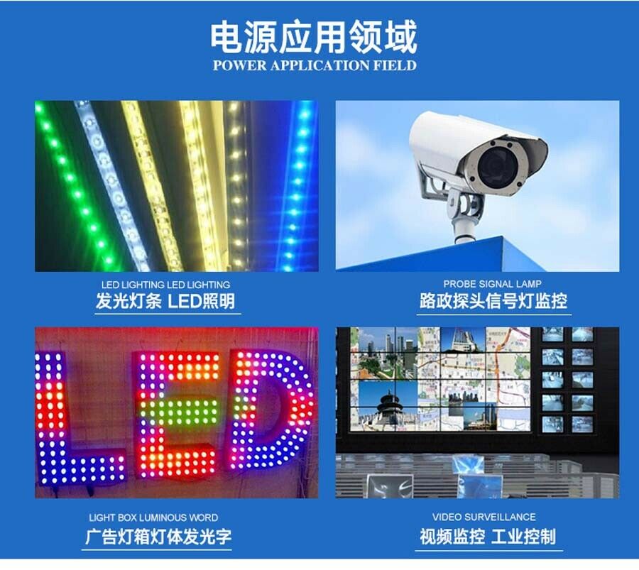 12V 12.5A 150W DC Regulated Switching Power Supply PSU Driver LED Strip CCTV