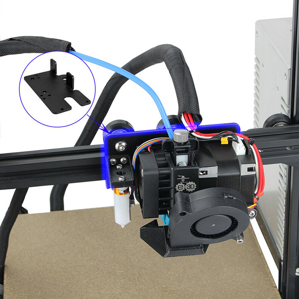 All Metal Aluminum Alloy Direct Drive Extruder Plate For E3D Hemera Extruder