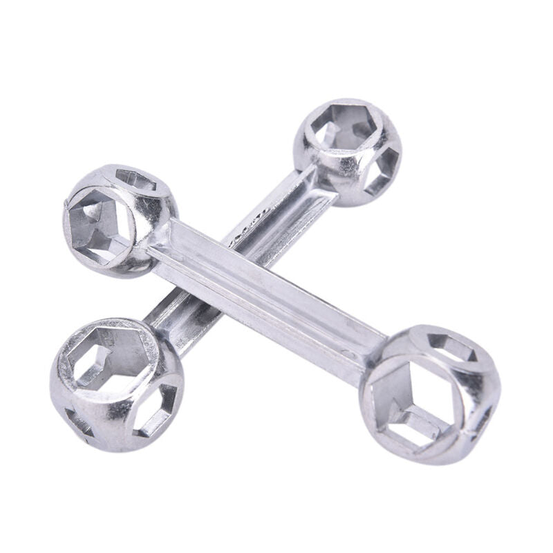 Portable Dog Bone Shape Bicycle Bike Cycling Hexagon Wrench Repair Tool .l8