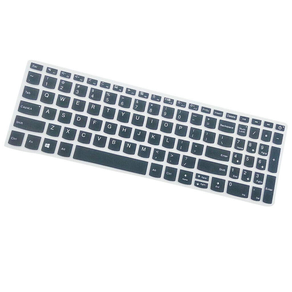 15.6'' Waterproof Keyboard Skin Film Protect Cover for Lenovo 5000 Black