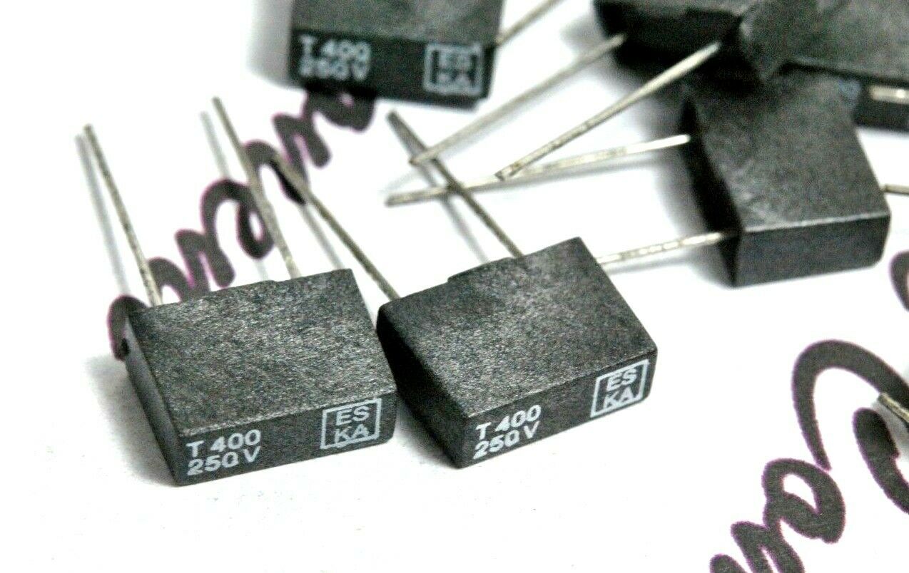 1pcs - ESKA  T 400mA 0.4A 250V THERMAL FUSE UMF