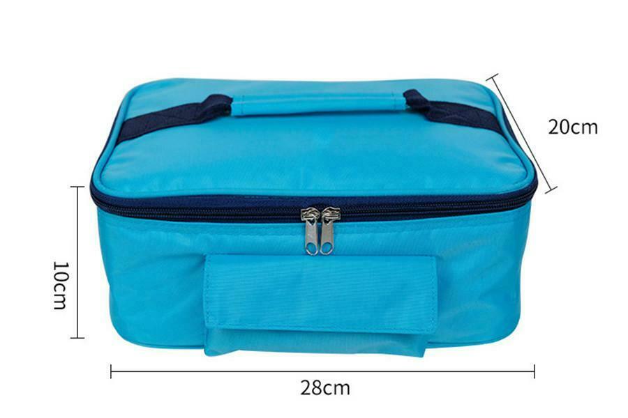 Portable 12V Car Travel Camping Food Warmer Heater Lunch Box Electric Oven Bag
