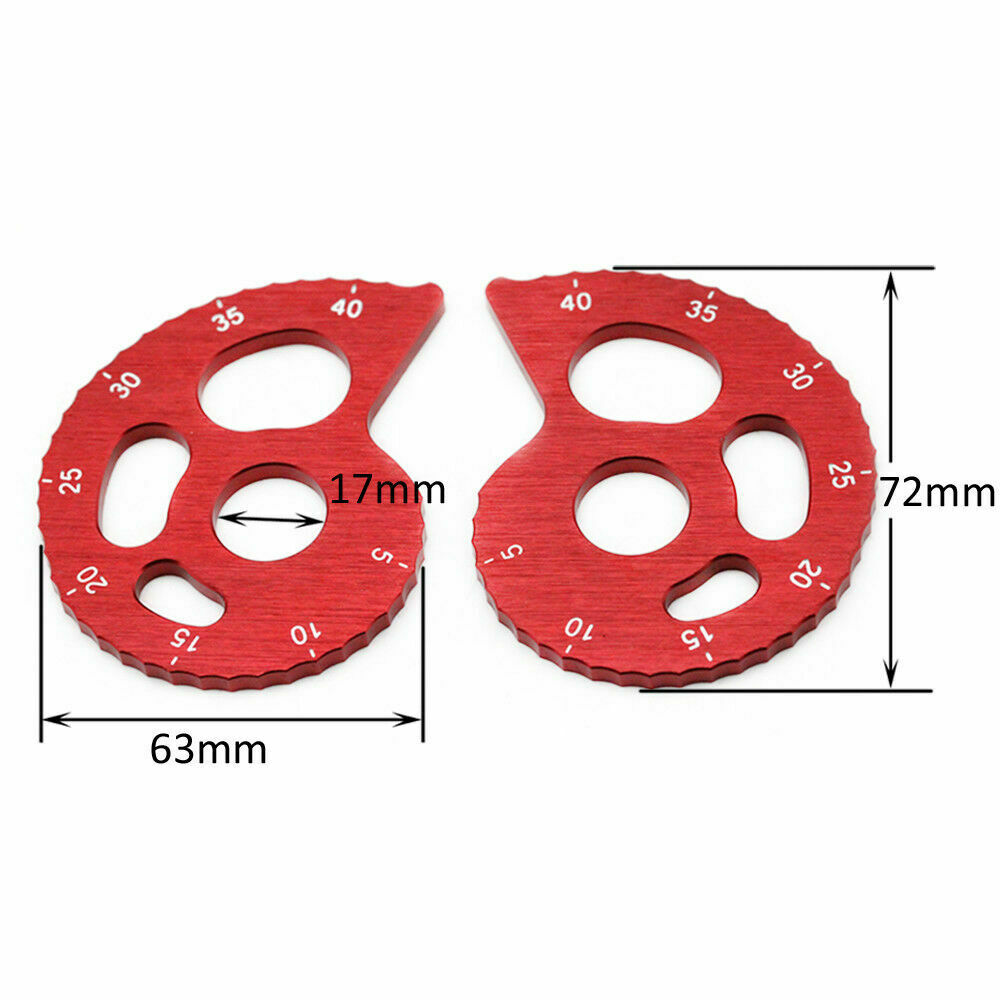 Red CNC Chain Adjuster For SUZUKI DR200S/SE/R DR125SE/SM DR350S DR350SM
