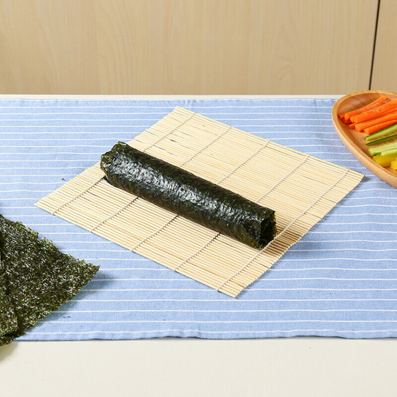 Heavy Duty Bamboo Sushi Mat Rice Roller Rolling Maker Tool Supplies Kitchen BDA