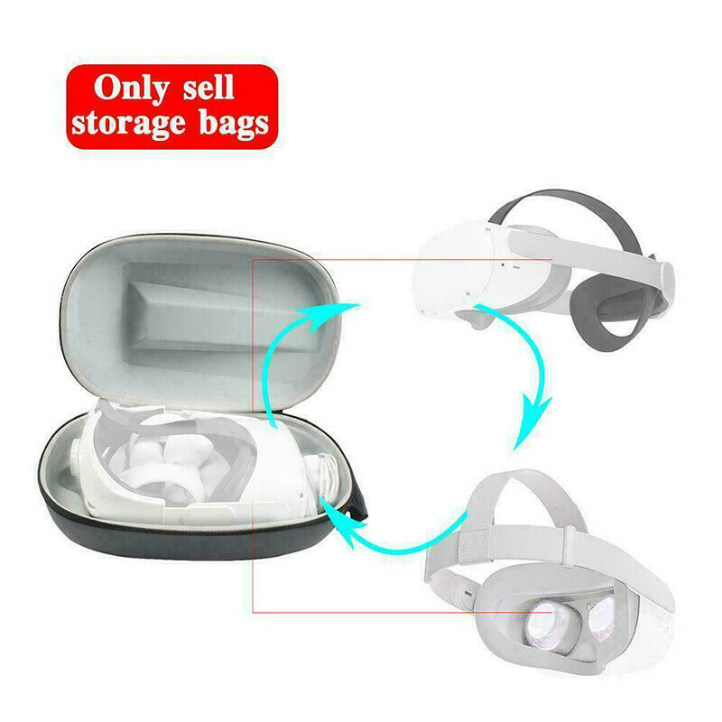 for Oculus Quest 2 Scratch Proof Carrying Case Protection VR Headset Storage Bag