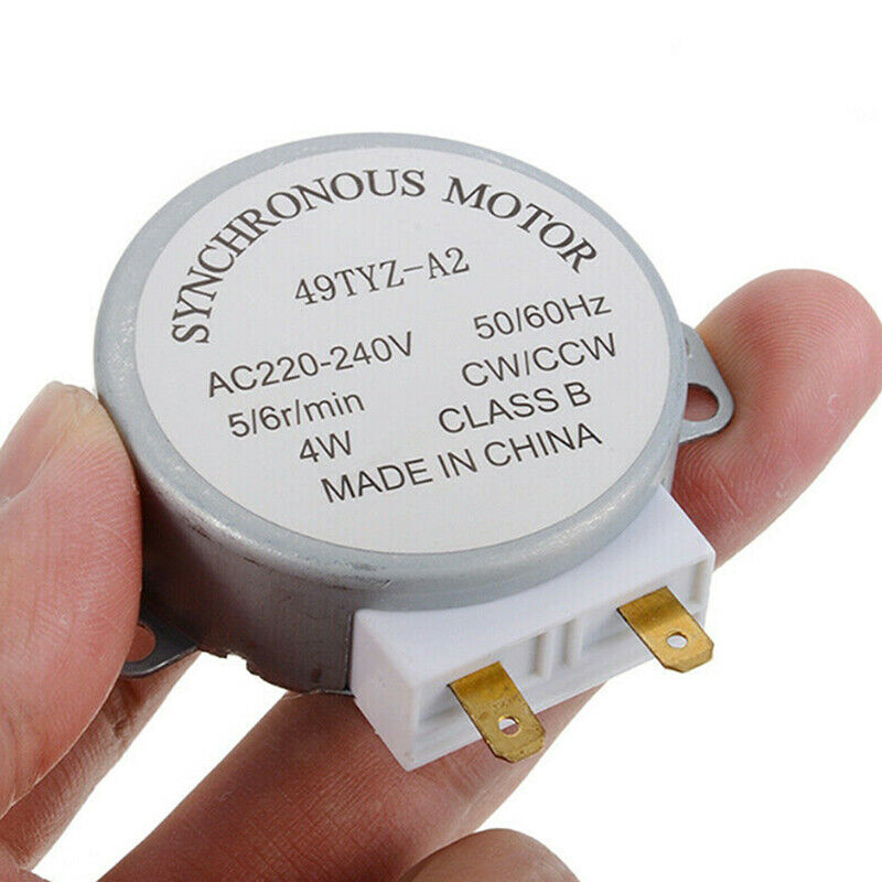 Microwave Oven Synchronous Motor 49TYZ-A2 AC 220-240V CW/CCW 4W 5/6  WF