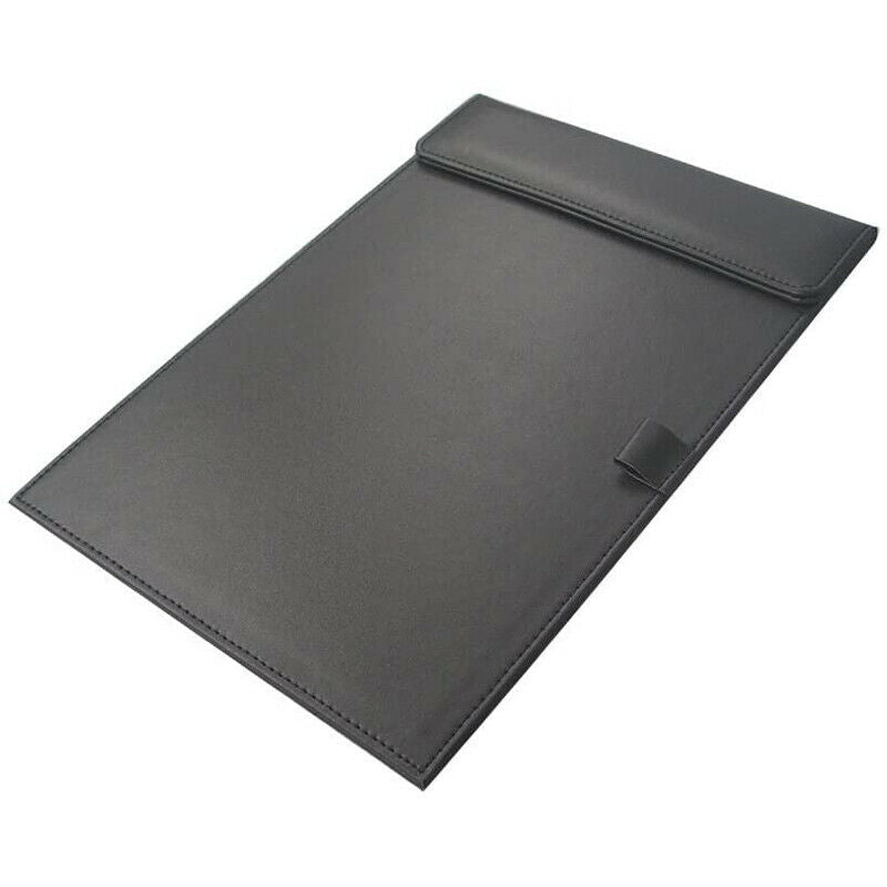 A4 PU Leather Storage Office Folder Clipboard, Letter Size Clip Hardboard, MP6I3