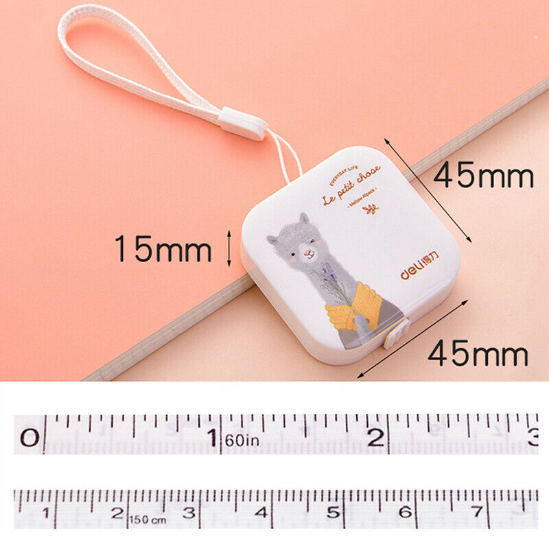 150cm Tape Measure Portable Retractable Ruler Children Height Ruler Roll .l8