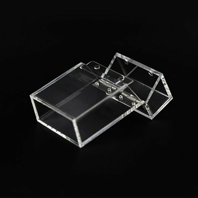Acrylic Transparent Cigarette Case Portable Package Dust-proof Storage BoxM SJ