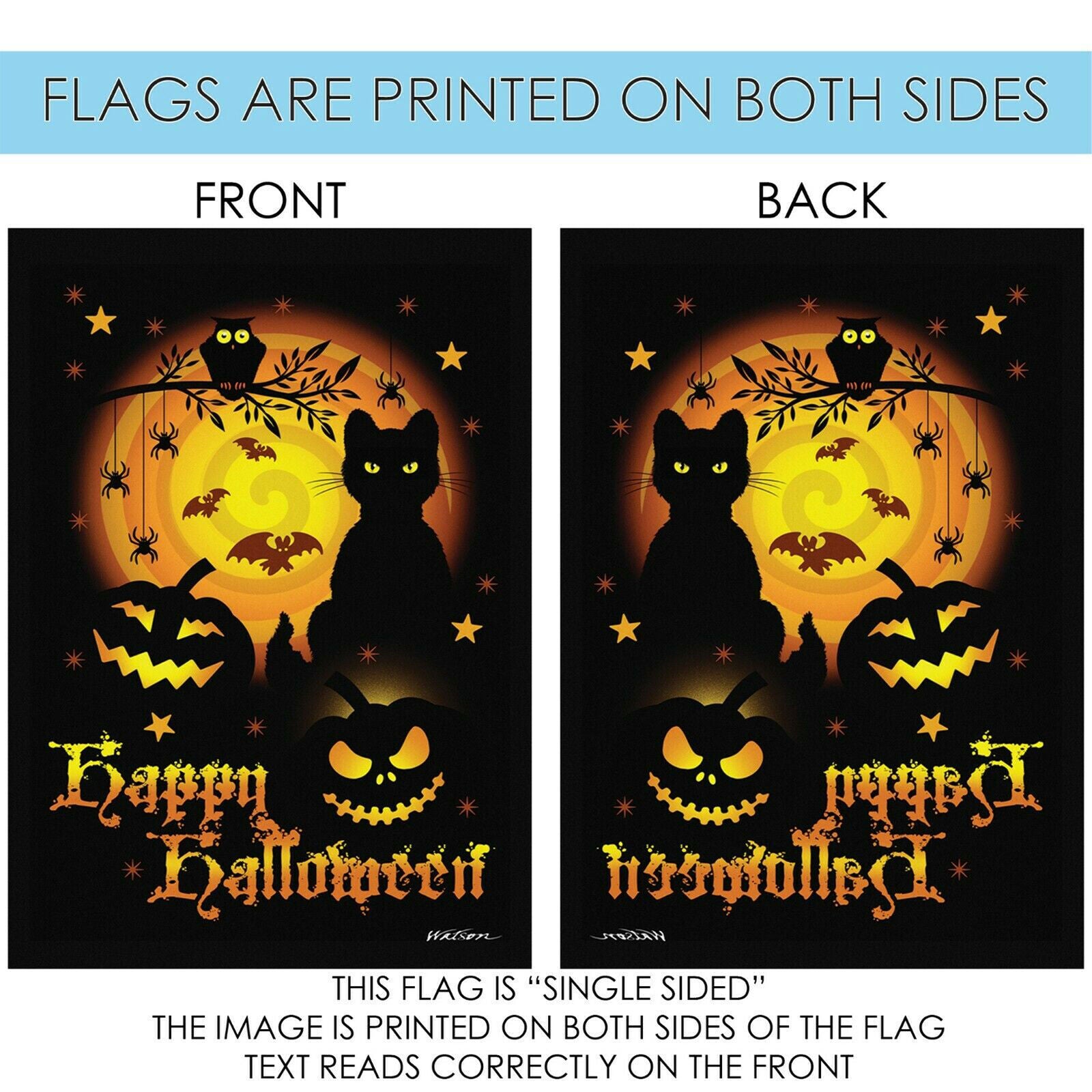 Toland Scary Halloween 12.5 x 18 Spooky Halloween Garden Flag