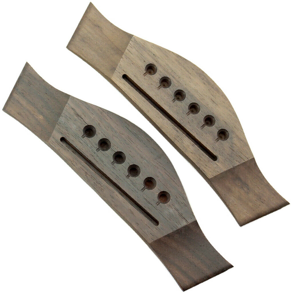 6 String Rosewood Wood Bridge Accessory for Acoustic Folk Guitar