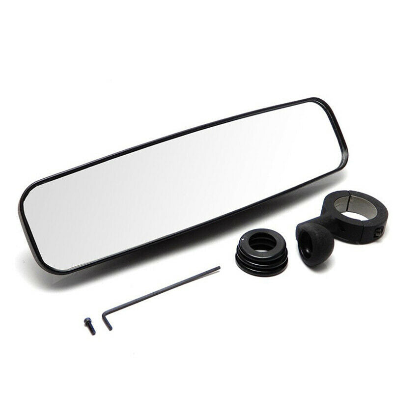 1PCS 1.75" OD ATV/UTV Center Rearview Mirror Off-road Large View Fit For Polaris