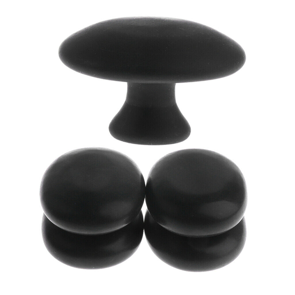 5 Pieces Hot Spa Rock Basalt Therapy Massage   Natural Stones Set Black