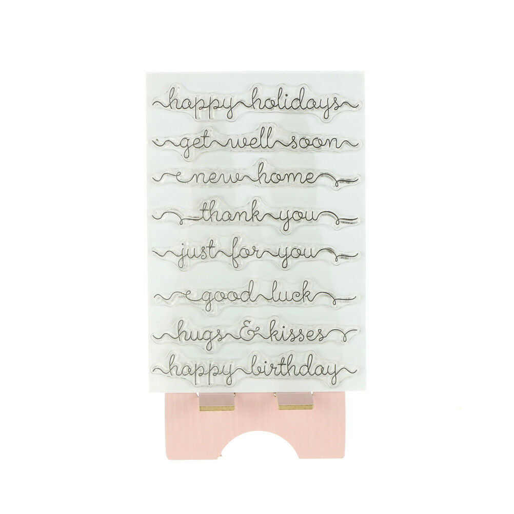English greetings Transparent Silicone Clear Stamps for Scrapbook Album C.l8