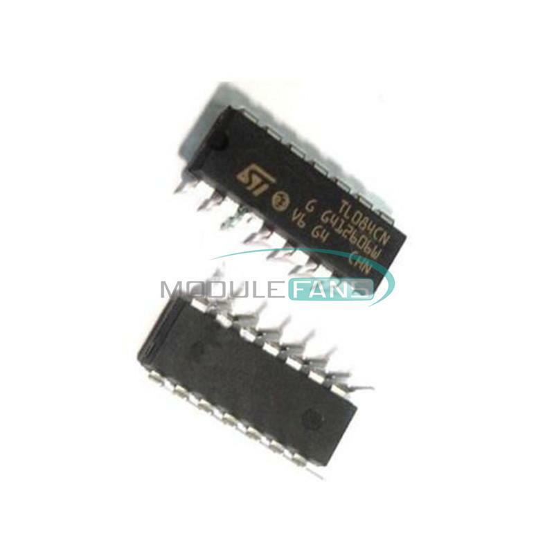50PCS TL084 TL084CN  DIP-14 Quad JFET-Input Op Amp IC