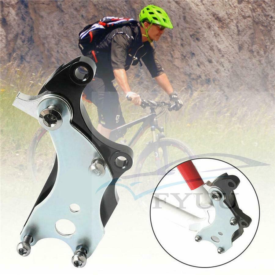 Bike Disc Brake Adapter Sturdy Road Bicycle Caliper Bracket Seat Refit Alloy