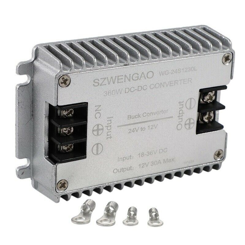 Szwengao 24V to 12V 30A 360W Voltage Regulator DC-DC  Converter Power Supply fU9