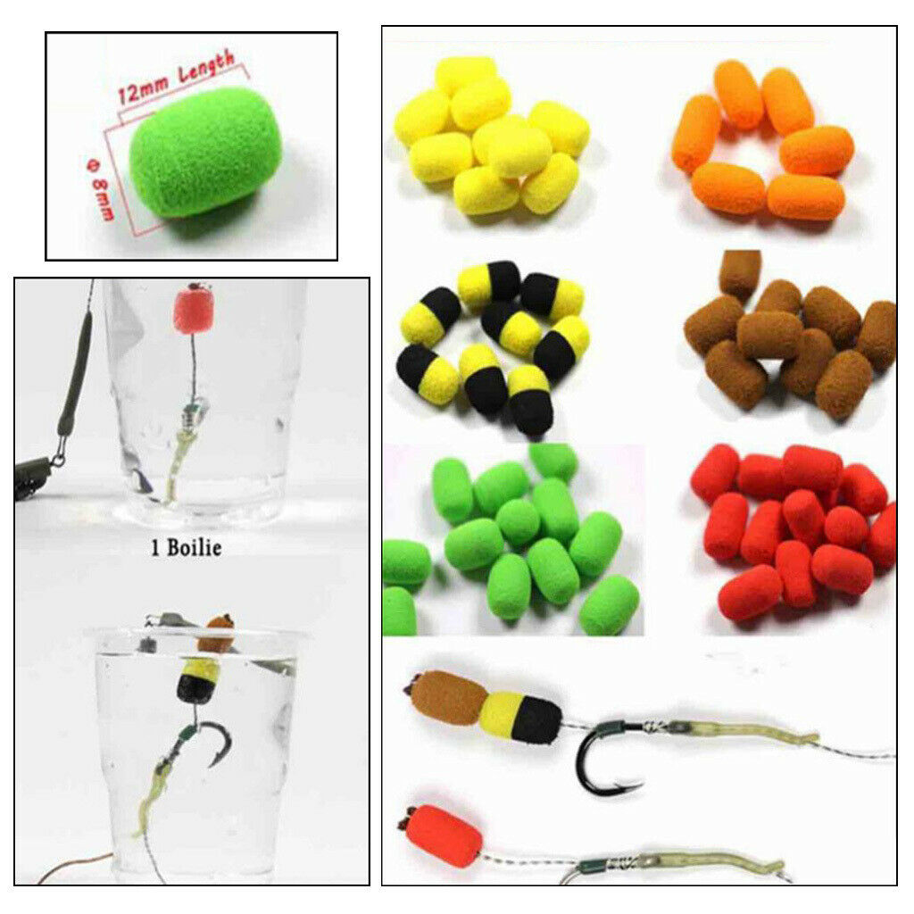 8x12mm Floating Balls Beads Feeder Smell Carp Fishing Bait Strawberry Flavor