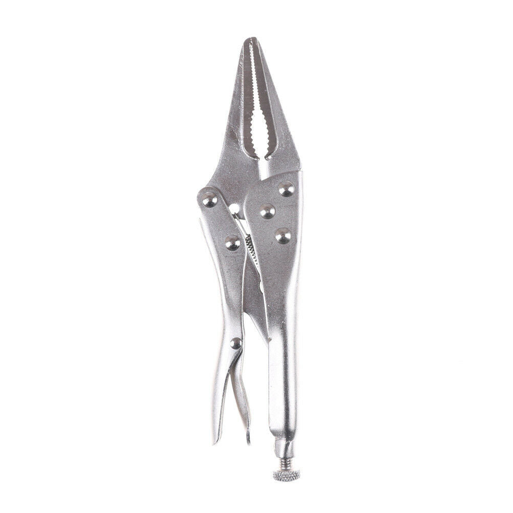 9" Long Needle Nose Mole Locking Vise/Vice Grips Jaw Lock Clamp Pliers LJA_DD
