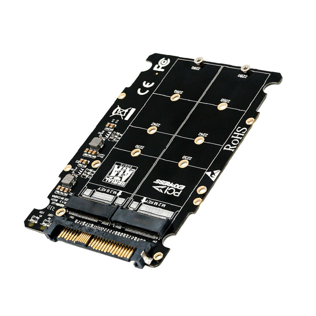 M.2 NVME SSD Key M / B SSD to U.2 SFF-8639 Adapter Converter