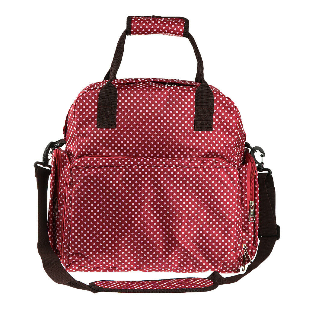 Mummy Diaper Bag Changing Bag Set Backpacks 4 Colors Available Red