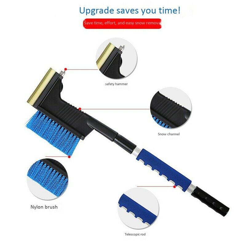 Automobile Retractable Snow Removal Shovel Automobile Windshield Snow Scraper N7
