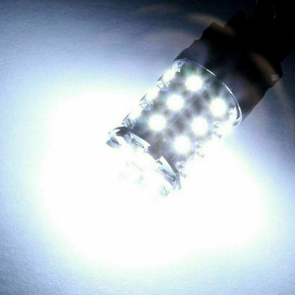 2X 3157 SMD LED Turn Signal Lights Bulbs White Amber Switchback Lamp Dual Color