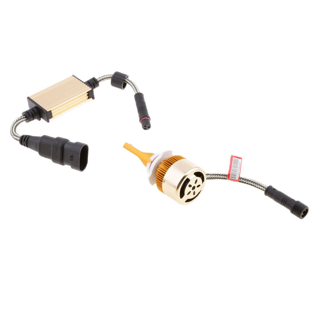 2 Pieces 9006 HB4 Dual Color Headlight Worklight Fog Light LED Aluminum Lamp