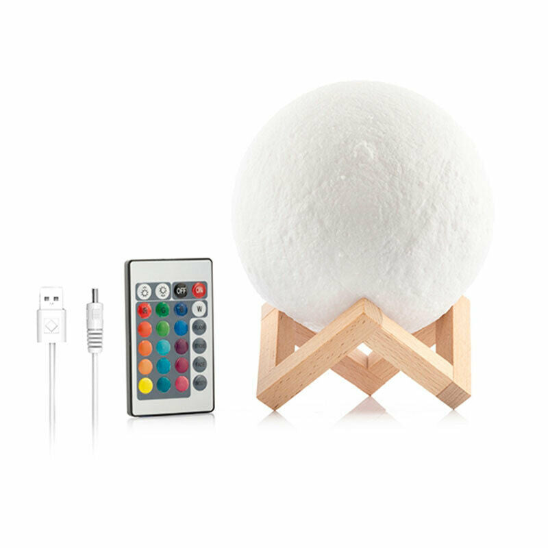 Lamp Moon LED To Control Touch Sensitive - New