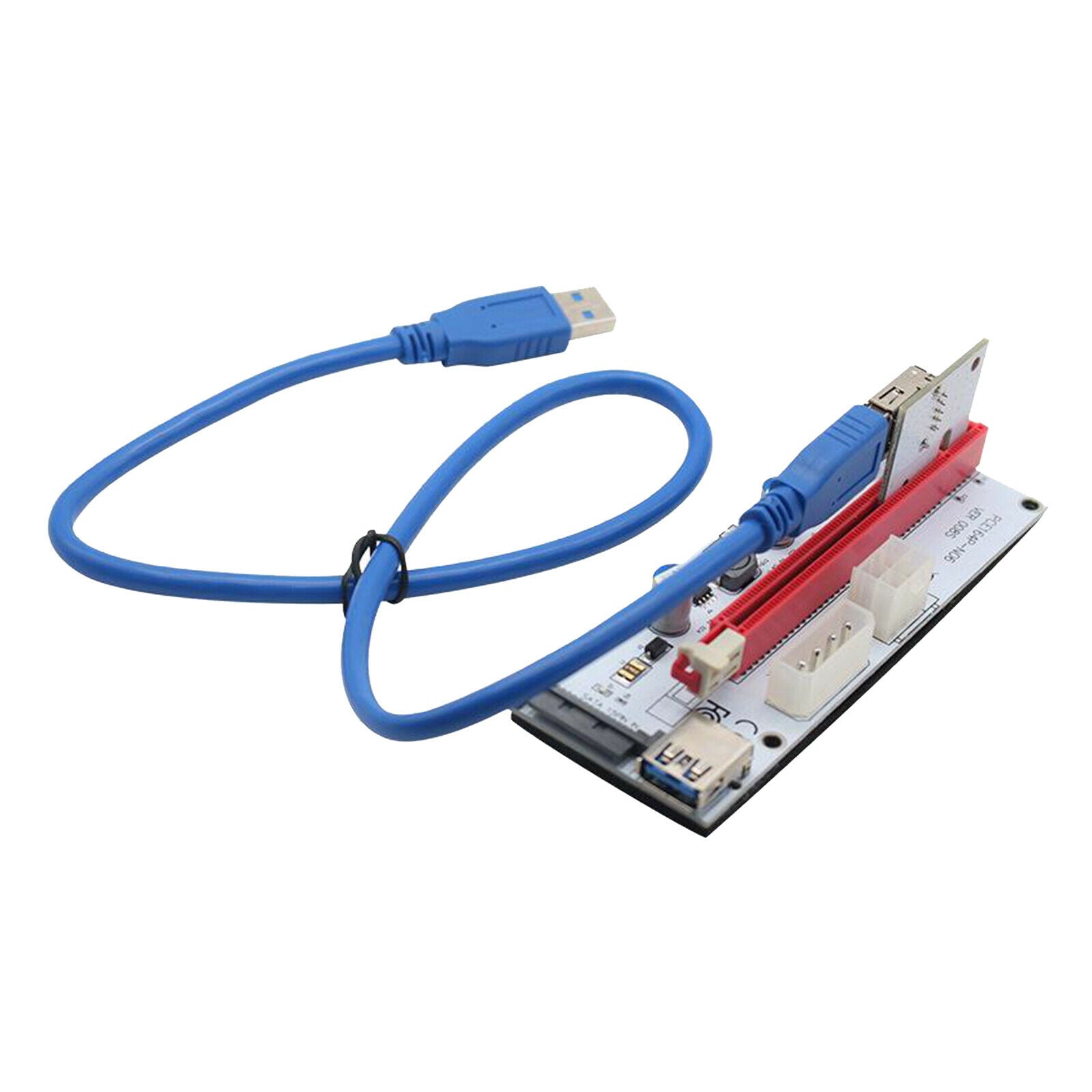 3Pcs PCI-E Riser Card 008s 1x to 16x Riser Powered Adapter Card Extender