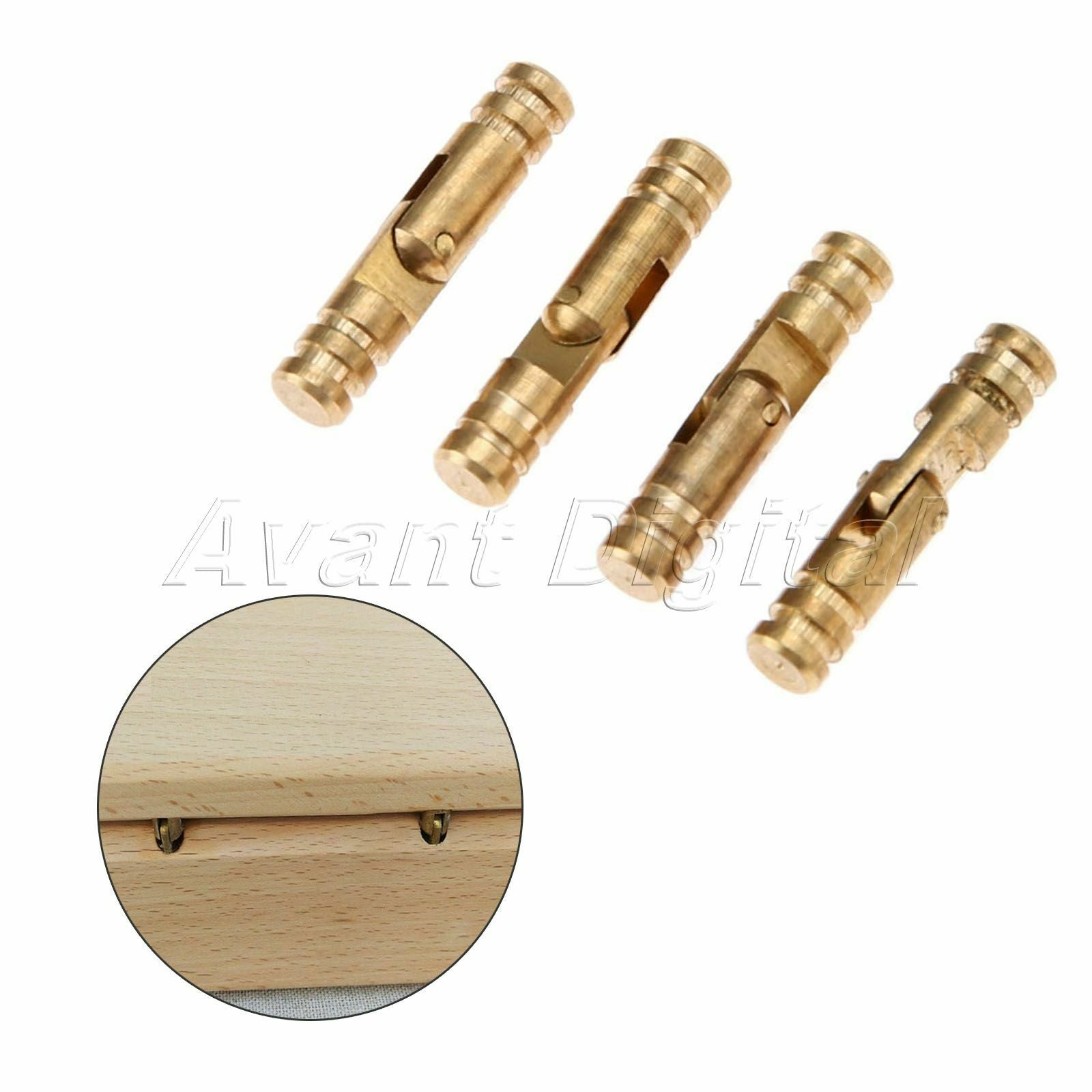 100pcs Copper Mini Jewelry Box Hinge Hidden Invisible Concealed Barrel Hinges