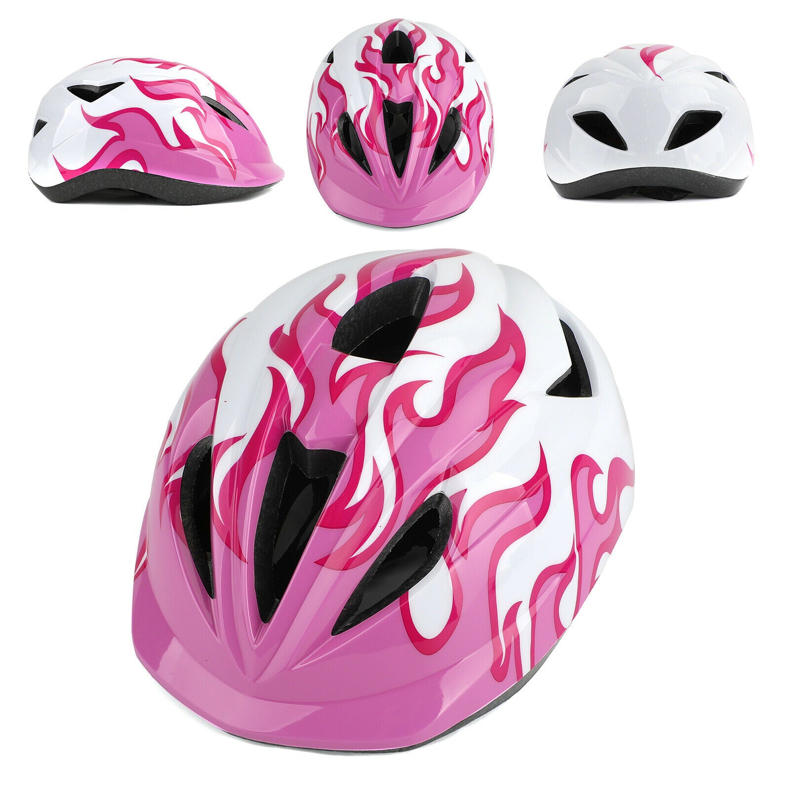 Boys Girls Safety Helmet Kids Bike Bicycle Skating Scooter Protective Gear PK T6