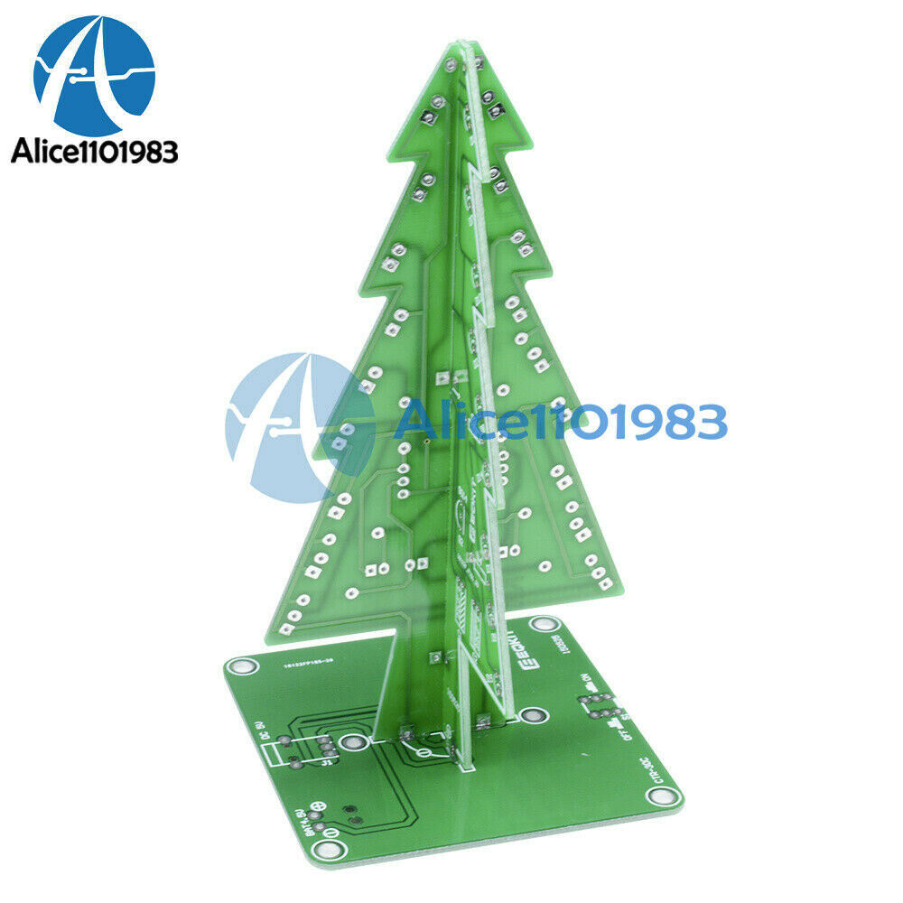 Christmas Trees LED DIY Kit Professional Red Green Flash LED Circuit
