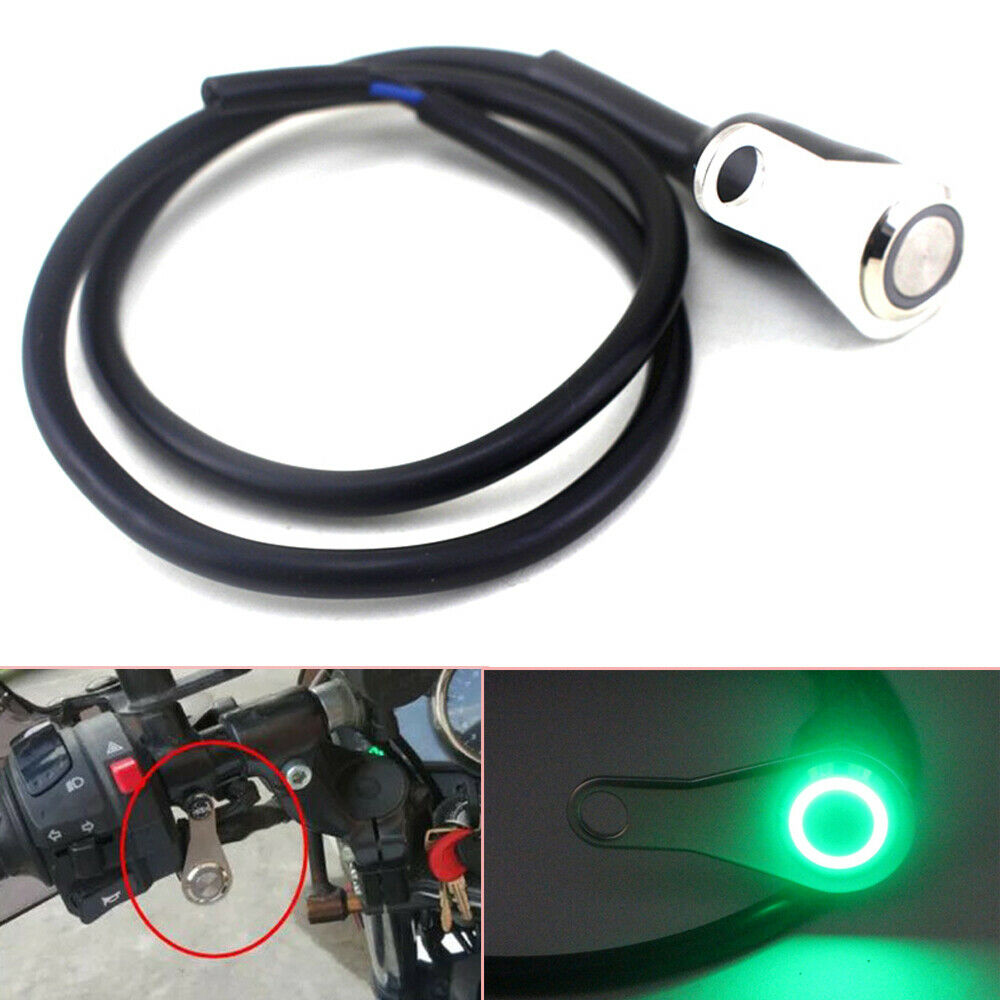 12V DC Aluminum Motorcycle 7/8'' Handlebar Engine Kill Start Stop Switch Button